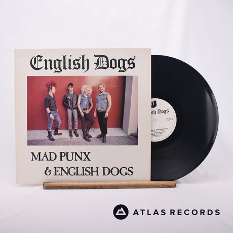 English Dogs Mad Punx & English Dogs 12" Vinyl Record - Front Cover & Record