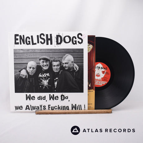 English Dogs We Did, We Do, We Always Fucking Will! LP Vinyl Record - Front Cover & Record