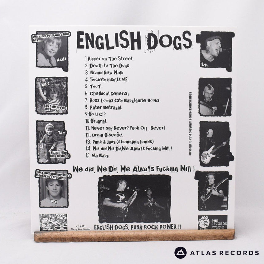 English Dogs - We Did, We Do, We Always Fucking Will! - LP Vinyl Record - NM/EX