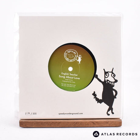 English Teacher - Song About Love - Die-Cut Sleeve 7" Vinyl Record - EX/EX