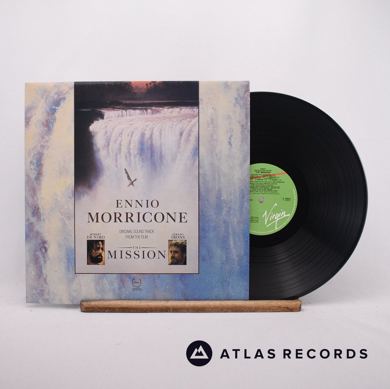 Ennio Morricone Original Soundtrack From The Film "The Mission" LP Vinyl Record - Front Cover & Record