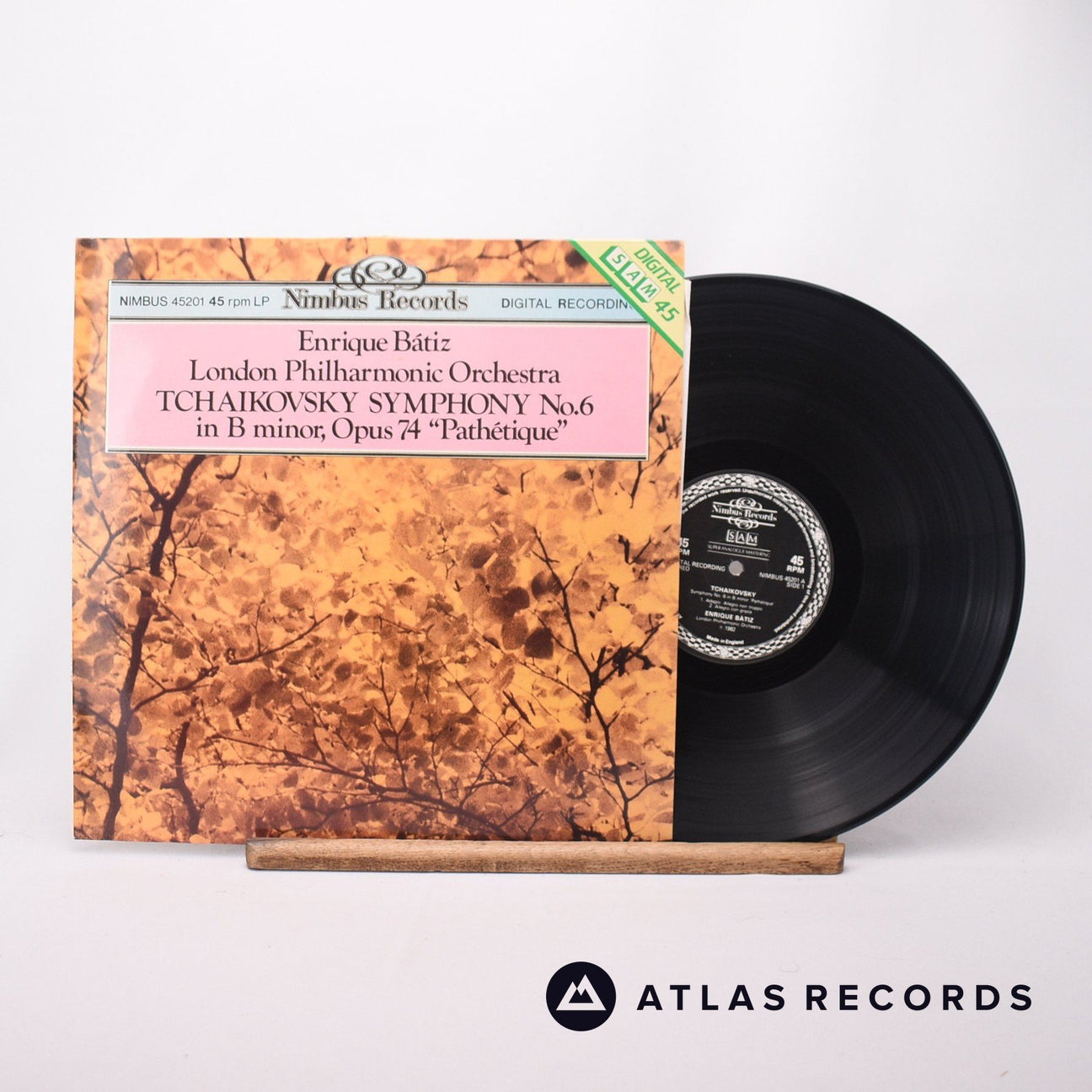 Enrique Batiz Tchaikovsky Symphony No.6 In B Minor, Opus 74 "Pathétique" LP Vinyl Record - Front Cover & Record