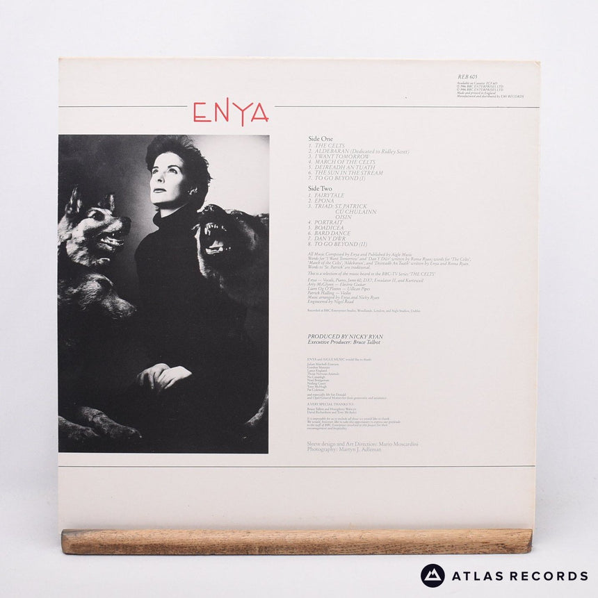 Enya - Enya - Embossed Sleeve LP Vinyl Record - VG+/EX