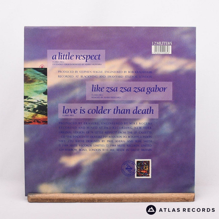 Erasure - A Little Respect - Damont 12" Vinyl Record - EX/EX