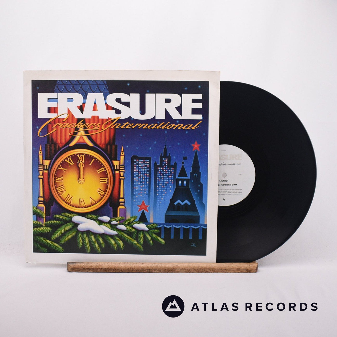Erasure Crackers International 12" Vinyl Record - Front Cover & Record