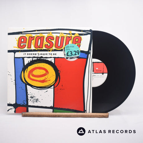 Erasure It Doesn't Have To Be 12" Vinyl Record - Front Cover & Record
