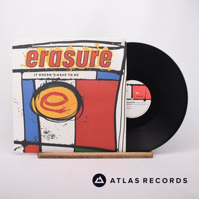 Erasure It Doesn't Have To Be 12" Vinyl Record - Front Cover & Record