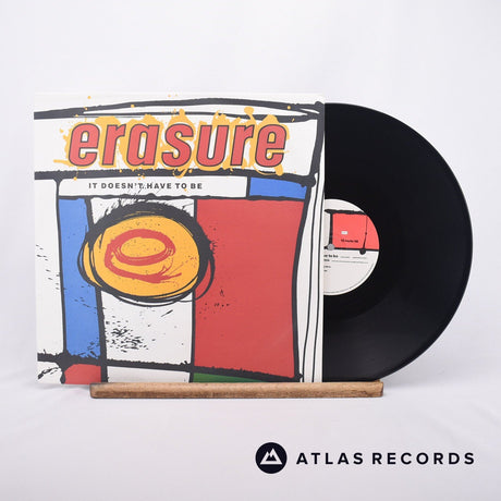 Erasure It Doesn't Have To Be 12" Vinyl Record - Front Cover & Record
