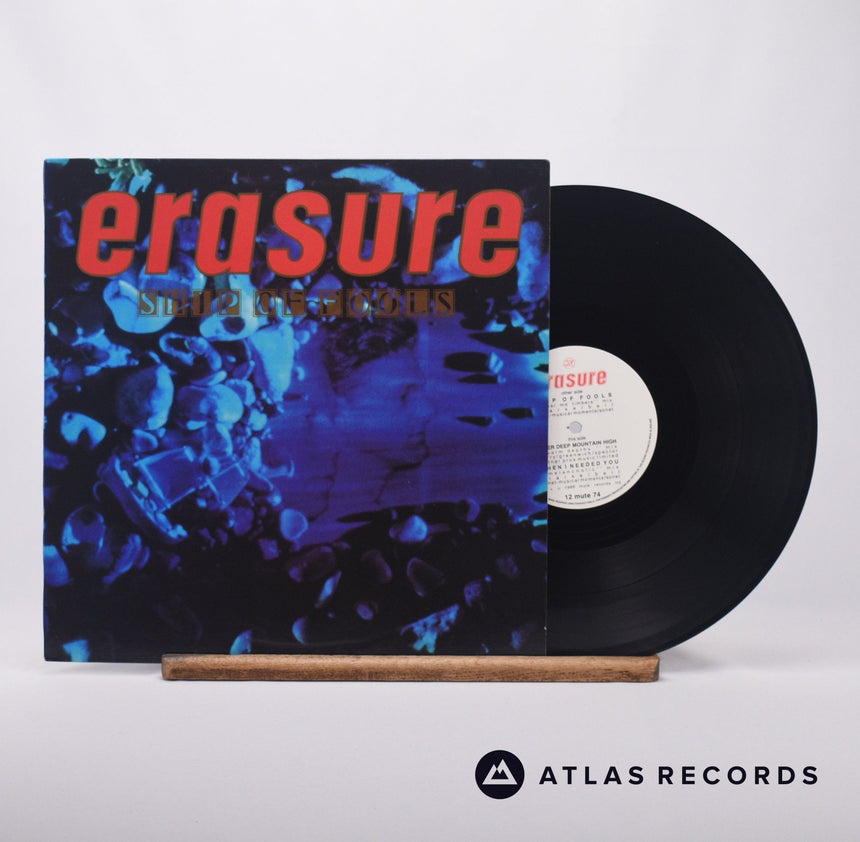 Erasure Ship Of Fools 12" Vinyl Record - Front Cover & Record