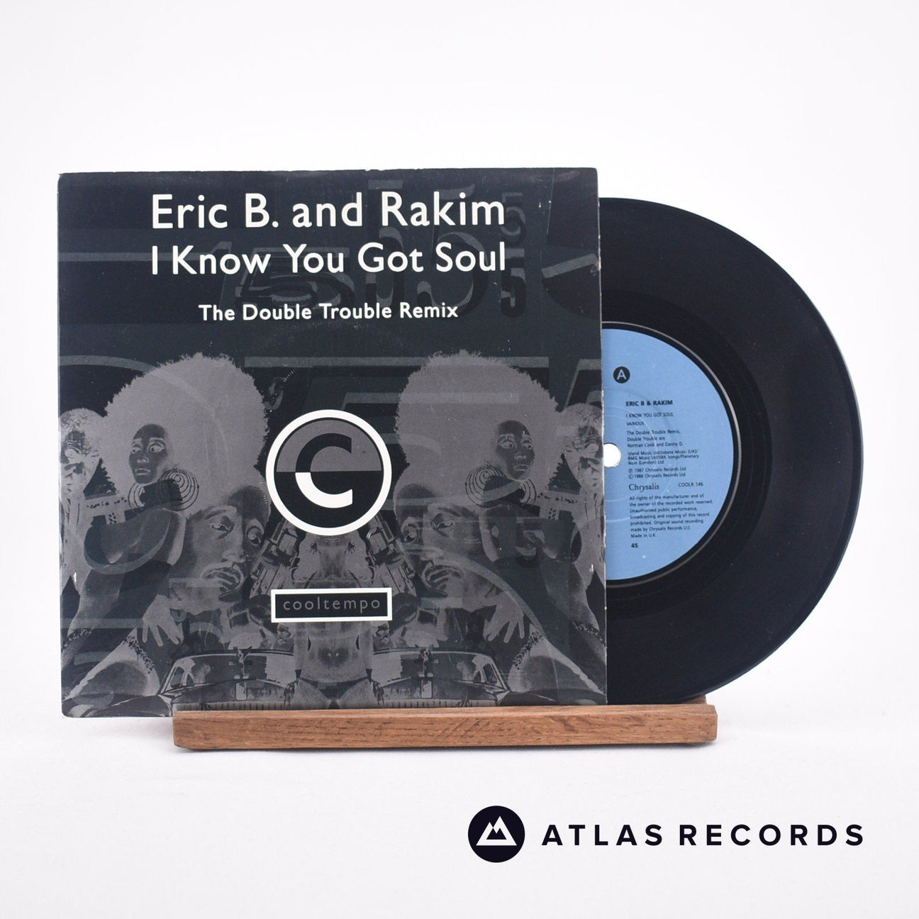 Eric B. & Rakim I Know You Got Soul 7" Vinyl Record - Front Cover & Record