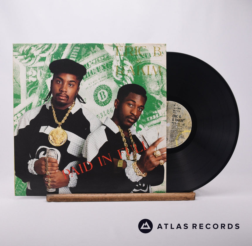 Eric B. & Rakim Paid In Full LP Vinyl Record - Front Cover & Record