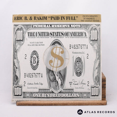 Eric B. & Rakim Paid In Full 12" Vinyl Record - Front Cover & Record
