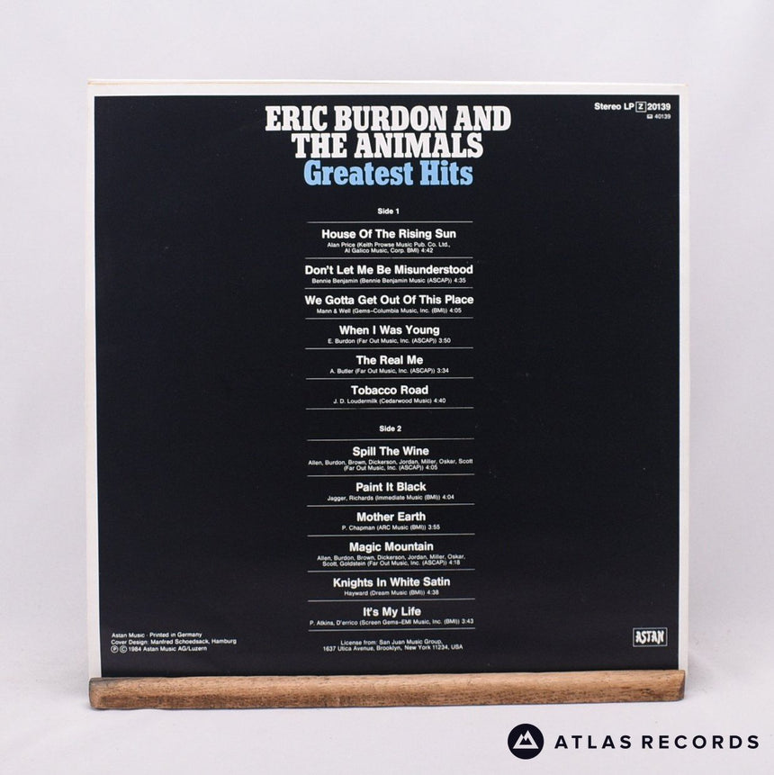 Eric Burdon & The Animals - Greatest Hits - LP Vinyl Record - EX/EX