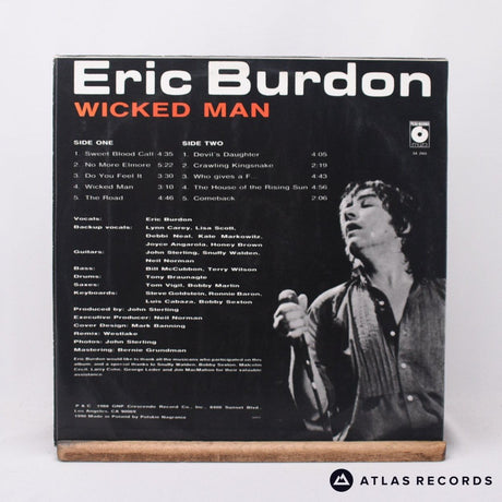 Eric Burdon - Wicked Man - LP Vinyl Record - VG+/EX