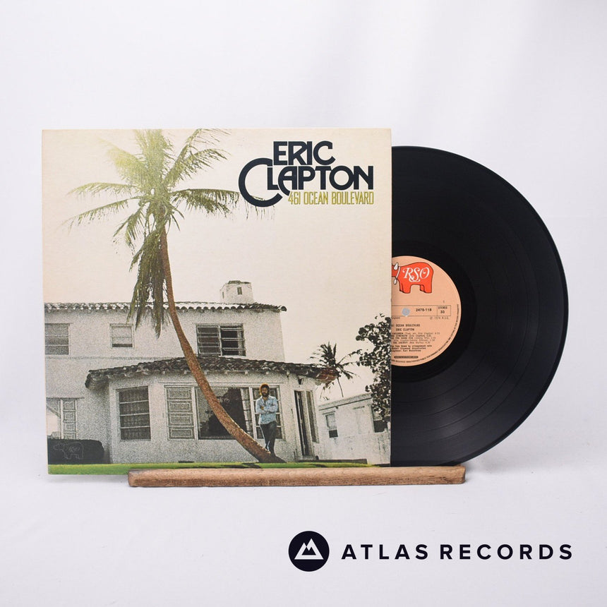 Eric Clapton 461 Ocean Boulevard LP Vinyl Record - Front Cover & Record