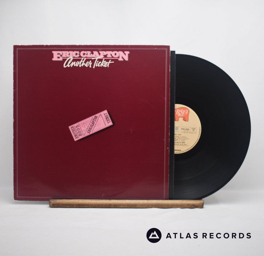 Eric Clapton Another Ticket LP Vinyl Record - Front Cover & Record