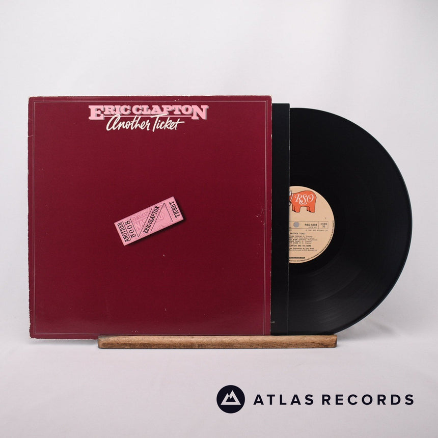 Eric Clapton Another Ticket LP Vinyl Record - Front Cover & Record