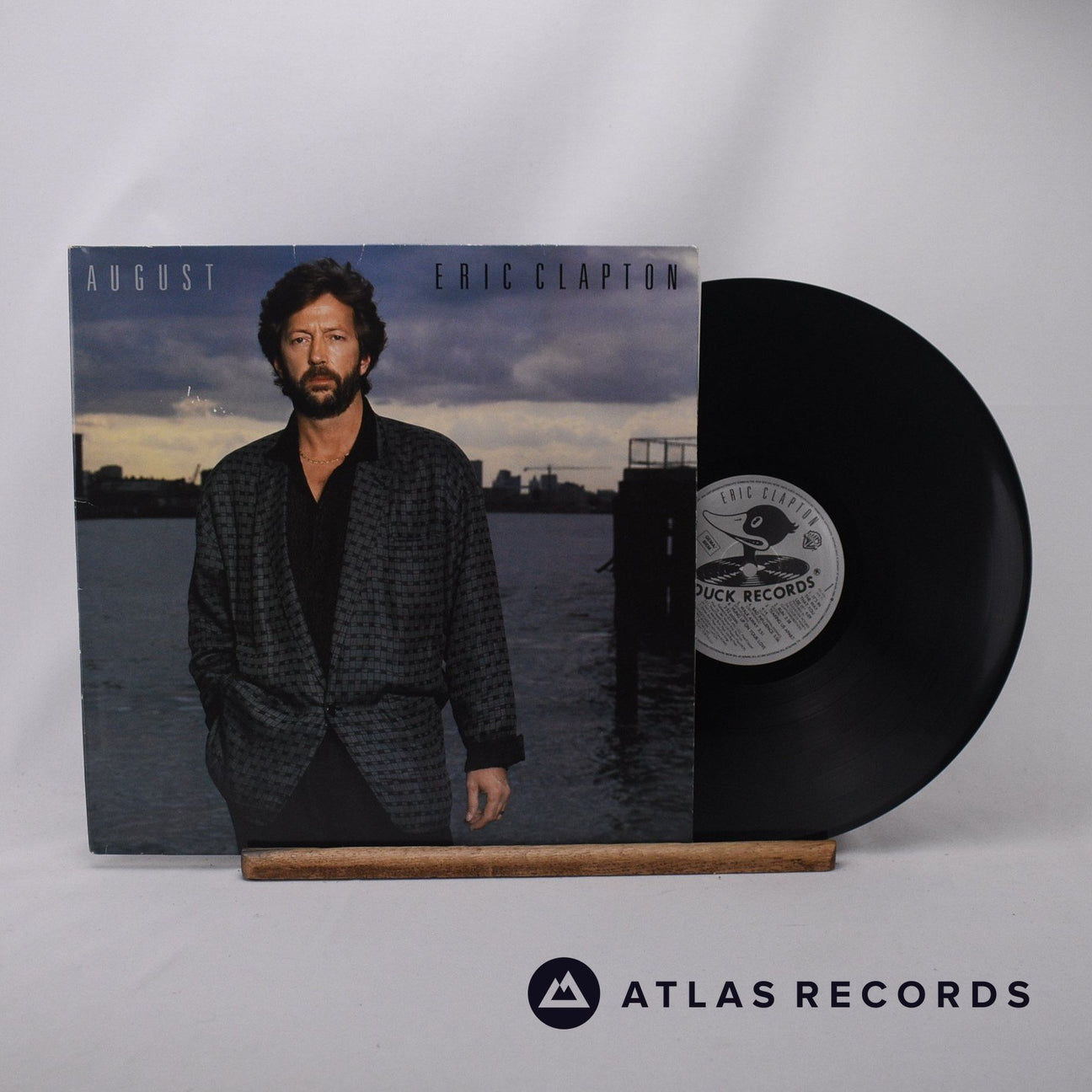 Eric Clapton August LP Vinyl Record - Front Cover & Record