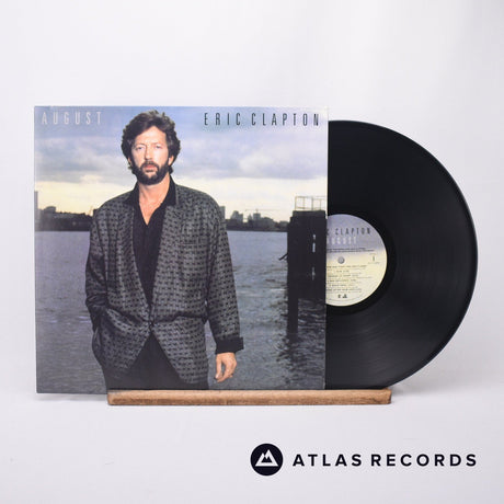 Eric Clapton August LP Vinyl Record - Front Cover & Record
