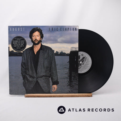 Eric Clapton August LP Vinyl Record - Front Cover & Record