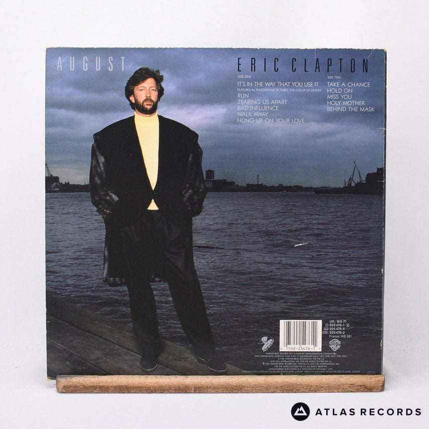 Eric Clapton - August - Sterling Gatefold LP Vinyl Record - VG+/EX