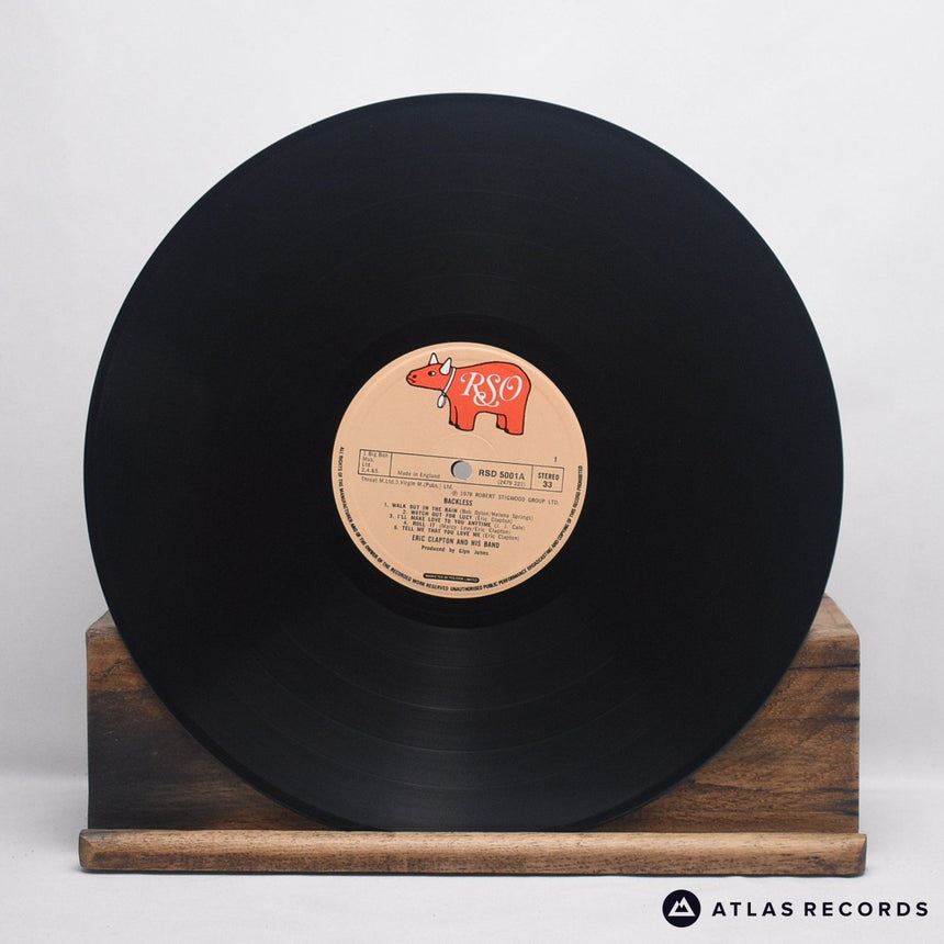 Eric Clapton - Backless - Embossed Sleeve Gatefold LP Vinyl Record - EX/VG+