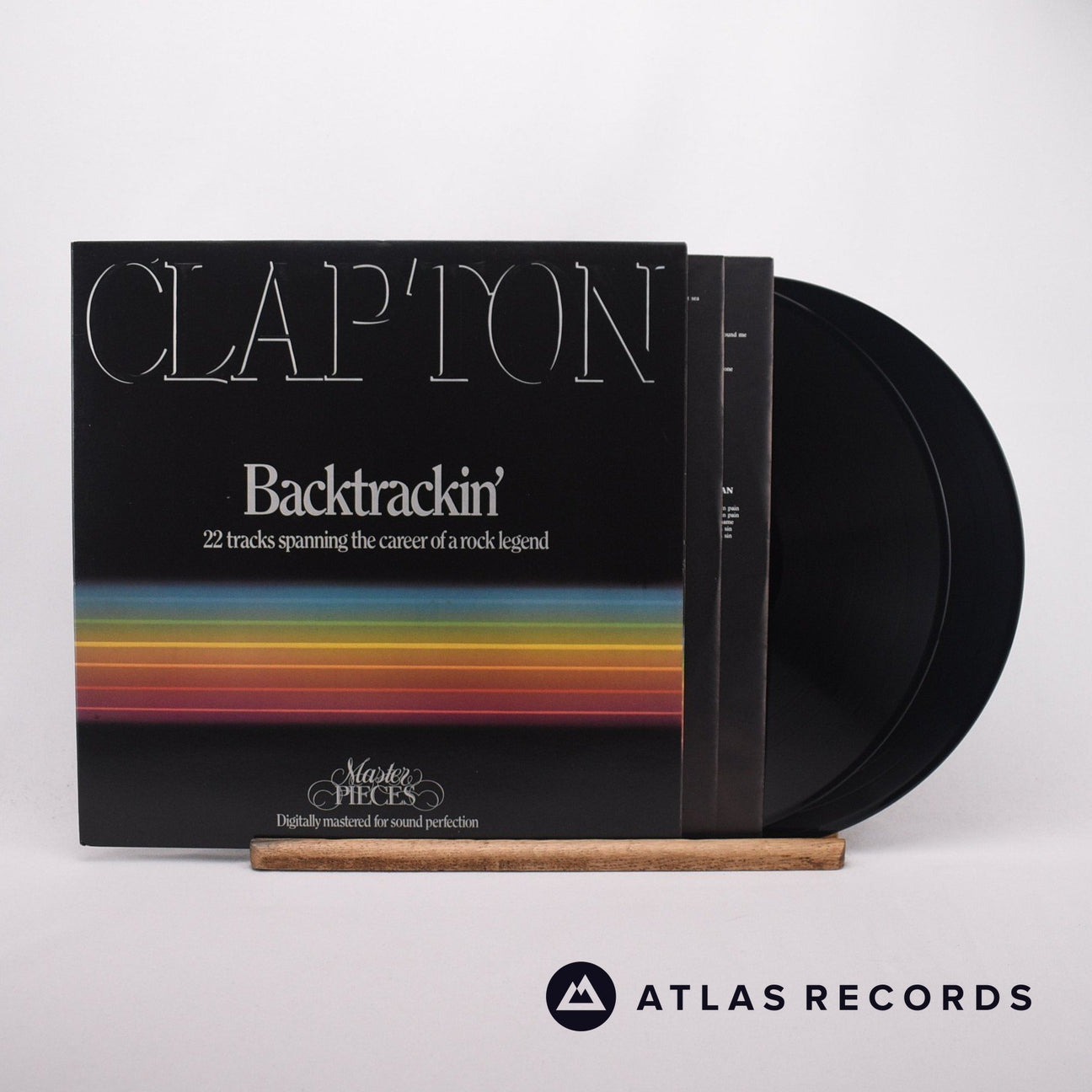 Eric Clapton Backtrackin' 2 x LP Vinyl Record - Front Cover & Record