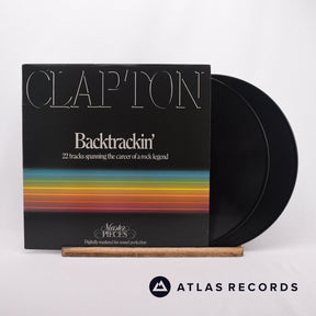 Eric Clapton Backtrackin' 2 x LP Vinyl Record - Front Cover & Record