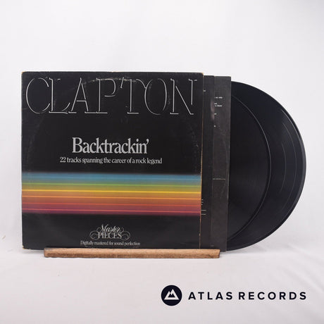 Eric Clapton Backtrackin' 2 x LP Vinyl Record - Front Cover & Record