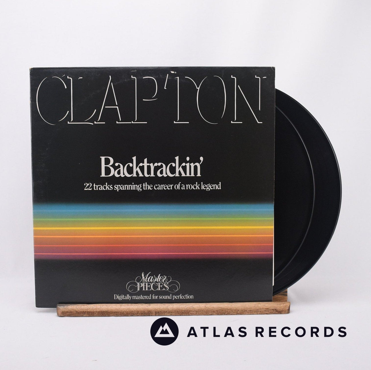 Eric Clapton Backtrackin' 2 x LP Vinyl Record - Front Cover & Record