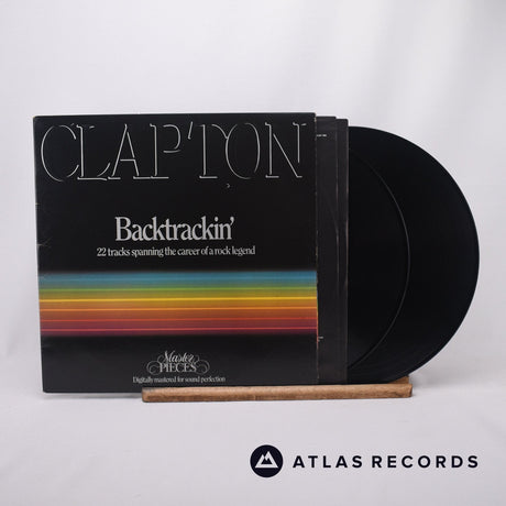Eric Clapton Backtrackin' 2 x LP Vinyl Record - Front Cover & Record