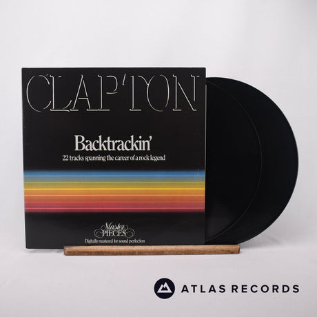 Eric Clapton Backtrackin' 2 x LP Vinyl Record - Front Cover & Record