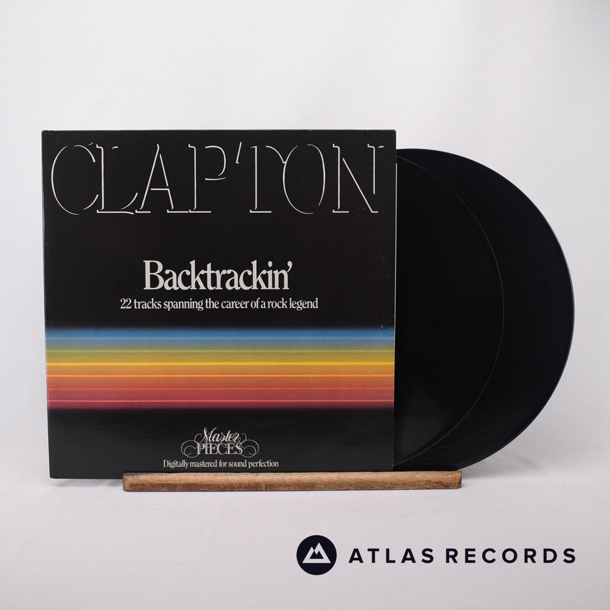 Eric Clapton Backtrackin' 2 x LP Vinyl Record - Front Cover & Record