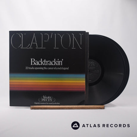 Eric Clapton Backtrackin' Double LP Vinyl Record - Front Cover & Record