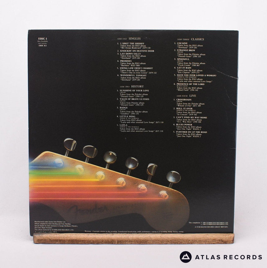 Eric Clapton - Backtrackin' - Porky Reissue Gatefold 2 x LP Vinyl Record - EX/EX