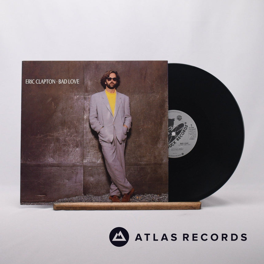 Eric Clapton Bad Love 12" Vinyl Record - Front Cover & Record