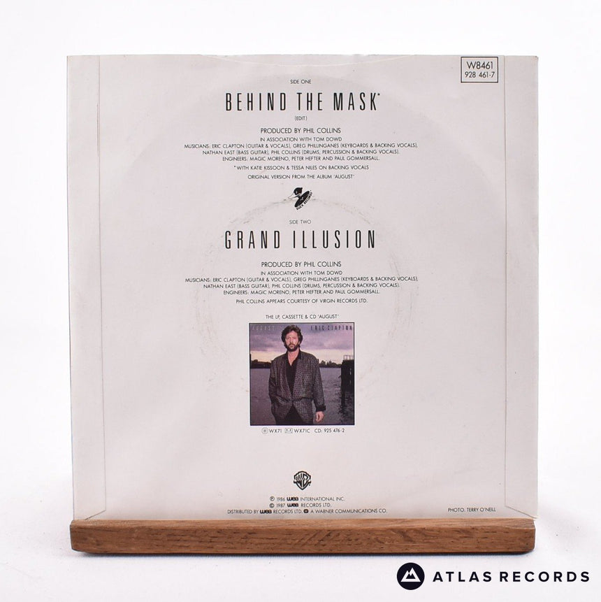 Eric Clapton - Behind The Mask - 7" Vinyl Record - EX/EX
