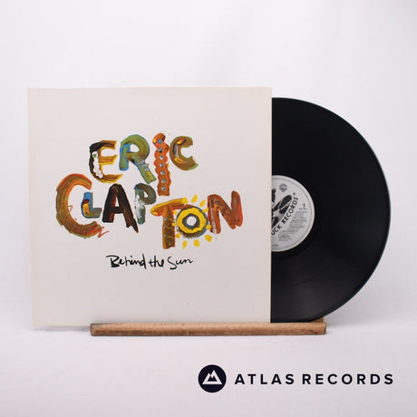 Eric Clapton Behind The Sun LP Vinyl Record - Front Cover & Record