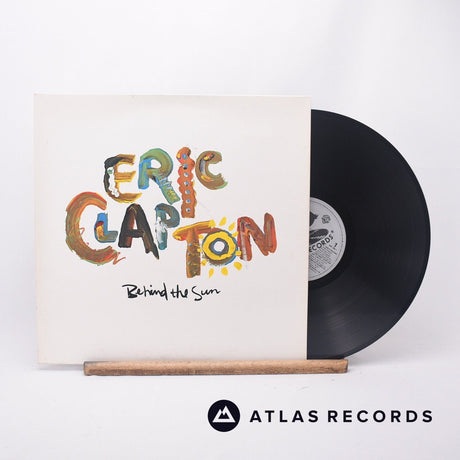 Eric Clapton Behind The Sun LP Vinyl Record - Front Cover & Record