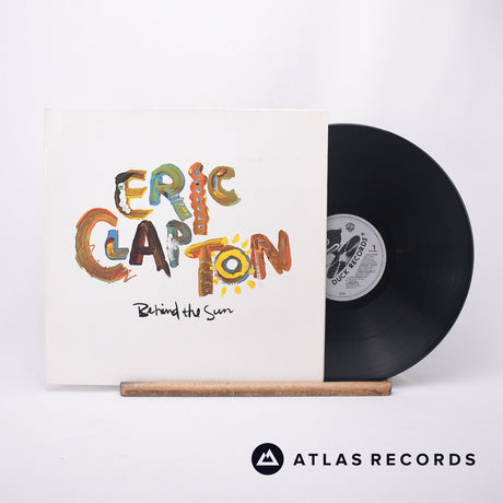 Eric Clapton Behind The Sun LP Vinyl Record - Front Cover & Record