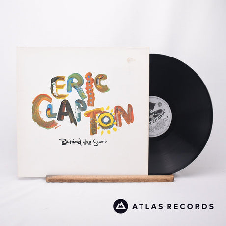 Eric Clapton Behind The Sun LP Vinyl Record - Front Cover & Record