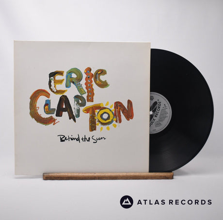 Eric Clapton Behind The Sun LP Vinyl Record - Front Cover & Record