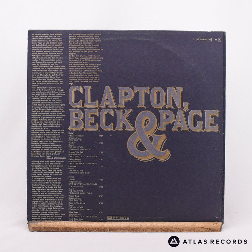 Eric Clapton - Clapton, Beck & Page - Germany LP Vinyl Record - EX/VG+