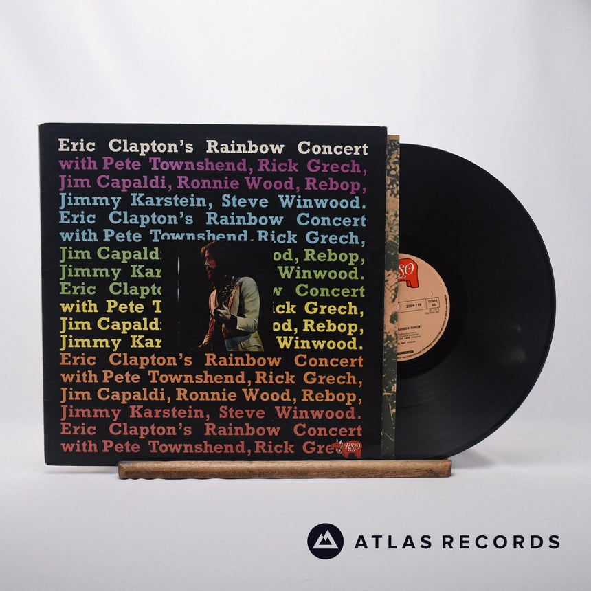 Eric Clapton Eric Clapton's Rainbow Concert LP Vinyl Record - Front Cover & Record