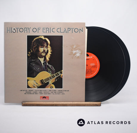 Eric Clapton History Of Eric Clapton Double LP Vinyl Record - Front Cover & Record