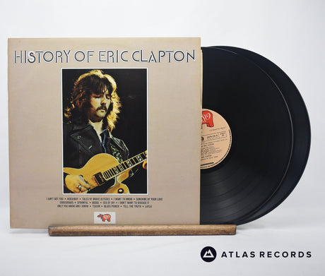 Eric Clapton History Of Eric Clapton Double LP Vinyl Record - Front Cover & Record