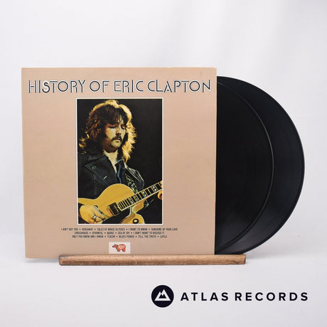 Eric Clapton History Of Eric Clapton 2 x LP Vinyl Record - Front Cover & Record