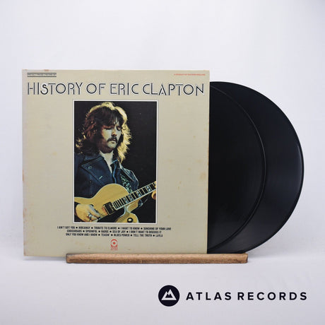 Eric Clapton History Of Eric Clapton 2 x LP Vinyl Record - Front Cover & Record