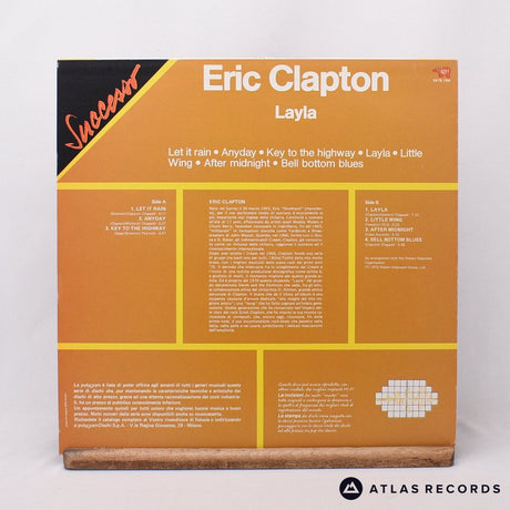 Eric Clapton - Layla - Reissue Italy LP Vinyl Record - EX/EX