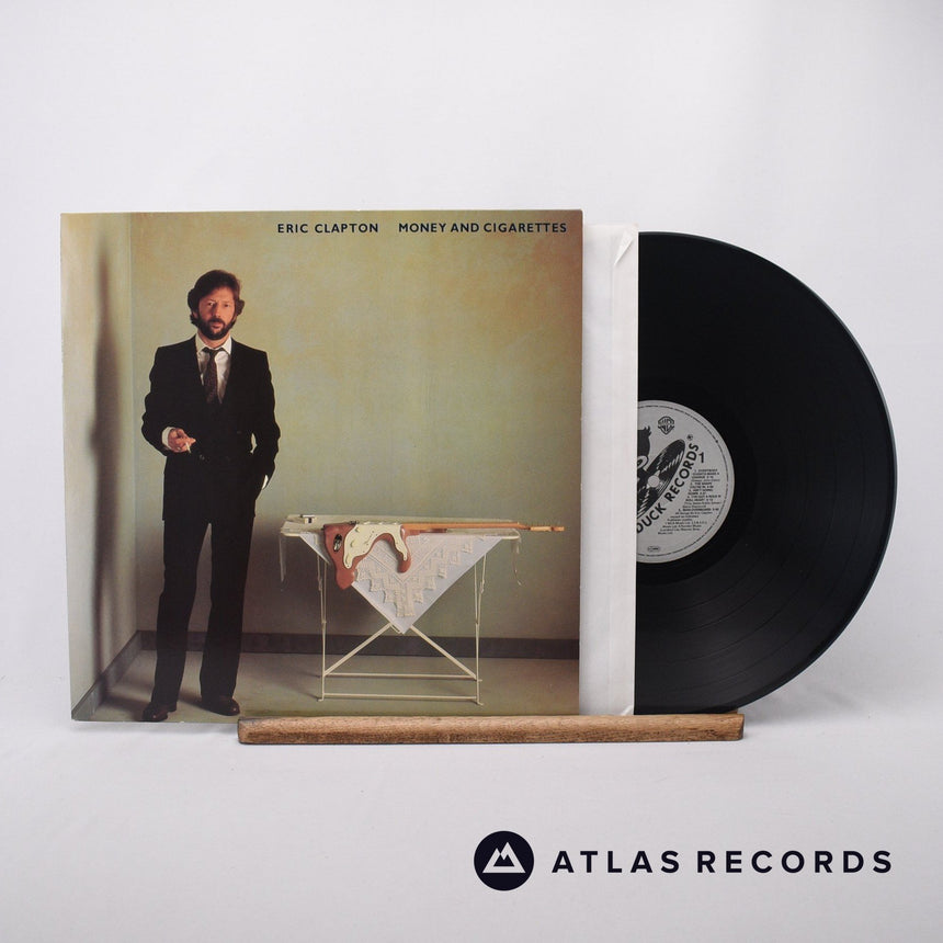 Eric Clapton Money And Cigarettes LP Vinyl Record - Front Cover & Record
